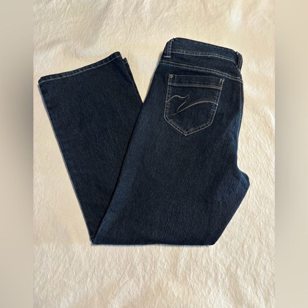 Gloria Vanderbilt Jeans Bootcut Curvy  Wide leg size 14